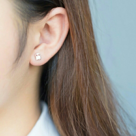 Pac Man 925 Sterling Silver Boutique Earrings -New - Picture 3 of 5